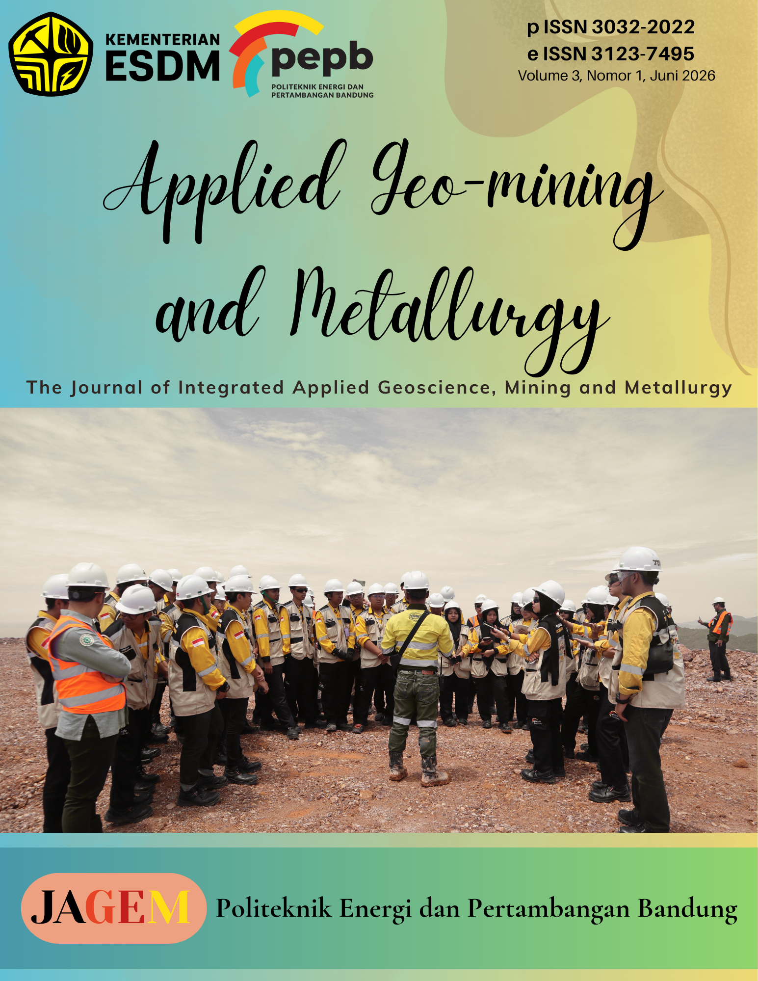 					Lihat Vol 3 No 1 (2026): Journal Applied Geo-Mining and Metallurgy
				
